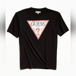 NEW GUESS Organic Cotton Logo Oversized Tee